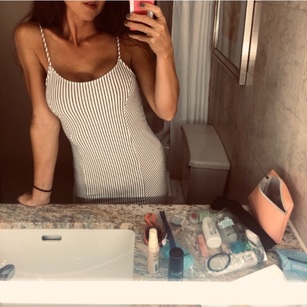 Stripes Spaghetti Strap Dress